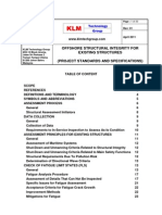 PROJECT STANDARDS and SPECIFICATIONS Offshore Structure Integrity Structures Rev01