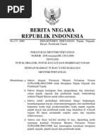 Download Peraturan Menteri Pertanian Nomor 28 Tentang Pupuk Organik Pupuk Hayati Dan Pembenah Tanah by Anggun Rekasari SN124729398 doc pdf