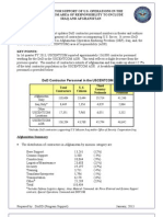 Contractor Support Of USCENTCOM AOR, 1st Quarter FY 2013