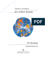 Principles of Heat Transfer Solutions Manual