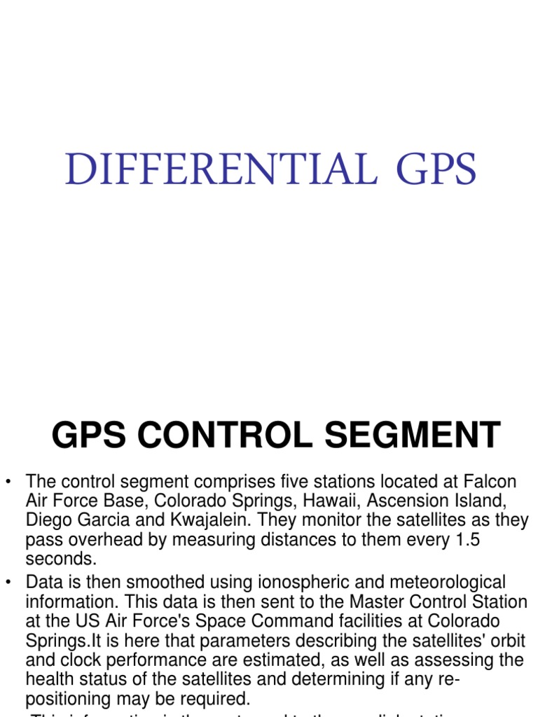 DGPS | PDF | Global Positioning System | Ionosphere
