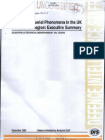 Declassified - UK MOD UFO Exec Summary 