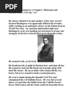 Was Ernest Hemingway a Vampire.docx