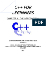 C++ Introduction Chapter 1