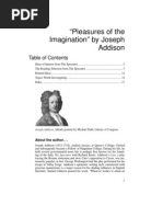 Download Addison Joseph - Pleasures of the Imagination  Other Aesthetic Articles by Podackilav SN124766215 doc pdf