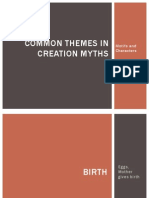 Common Themes in Creation Myths