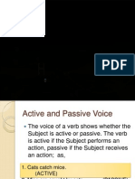 Active and Passive Voice