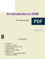 IHRM in ERM