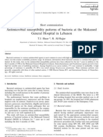 42-Antimicrobial Susceptibility Patterns of Bacteria at the Makassed General Hospital in Lebanon