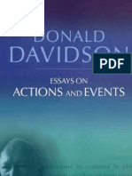 Davidson - Essays On Action and Events