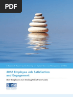 SHRM Employee Job Satisfaction Engagement