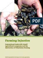 Briefing: Farming Injustice - International Trade With Israeli Agricultural Companies and The Destruction of Palestinian Farming