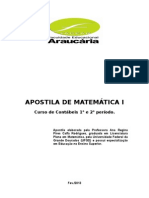 Apostila Matematica I