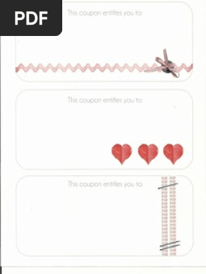 Blank V-day Coupons