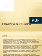 Dificultades de Aprendizaje