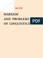 STALIN - Marxism and Problems of Linguistics