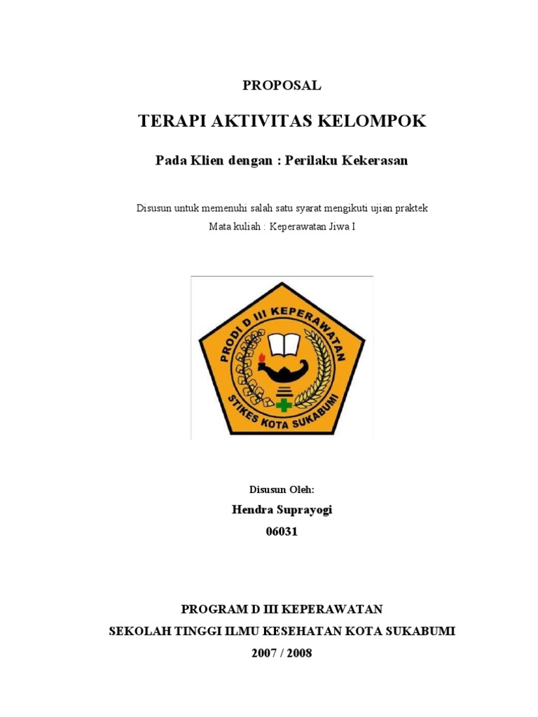 PROPOSAL TAK Perilaku Kekerasan