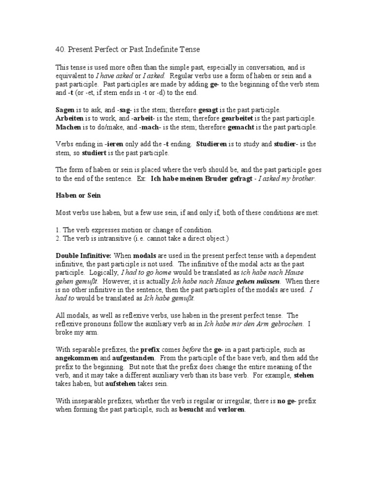 German Tutorials III | PDF | Language Arts & Discipline