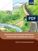 Performance-Based Routine Maintenance of Rural Roads by Maintenance Groups: Guide For Communications Bureaus
