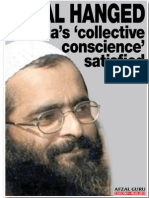 Afzal Guru Hanged: India's Collective Conscience Satisfied
