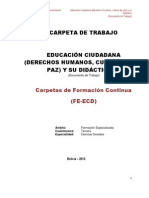 Carpeta Educación ciudadana y su didáctica