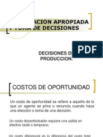 Informacion Apropiada y Toma de Decisiones