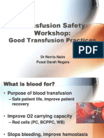 DR Norris - Good Trasfusion Practice PDF