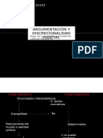 Argumentación y Discrecionalidad Judicial