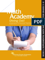 Math Academy Dining Out
