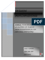 ASGNMNT Merchandising Functions