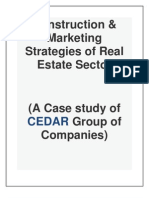 Construction & Marketing Strategies of Real Estate Sector