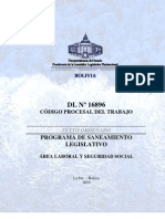 To-DL - 16896 - Codigo Procesal Del Trabajo - Vigente Con Derogaciones