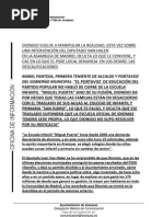 NOTA CONTESTACIÓN PSOE ESCUEL MIGUEL PUERTA