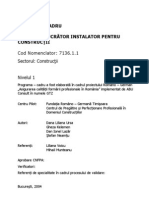 Lucrator Instalator Pentru Constructii