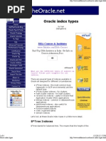 Oracle Index Types