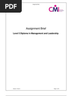 Download Level 5 Assignment Brief From CMI by mohammedakbar88 SN124887313 doc pdf
