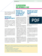 Fiche 3 Classif Appareils À Gaz PDF