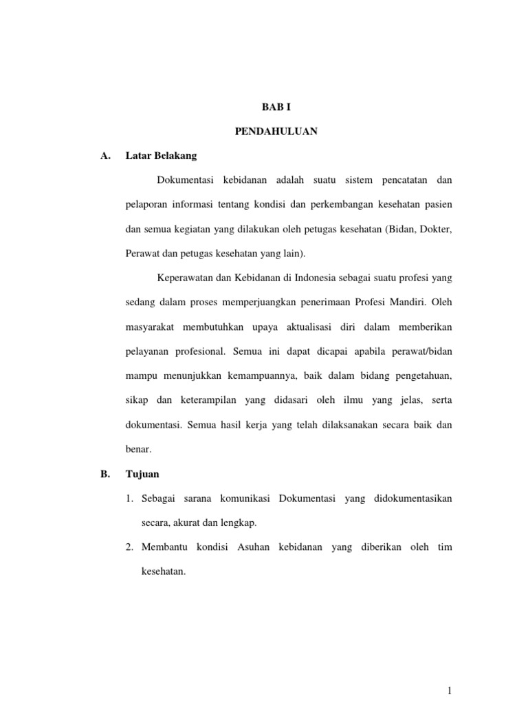 Makalah Dokumentasi Kebidanan Dengan Soapier Makalah Dokumentasi Kebidanan Dengan Soapier