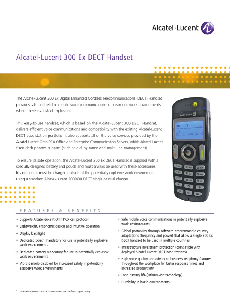 DECT Handsets  Alcatel-Lucent Enterprise