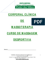 Curso de Massagem Desportiva Clinica