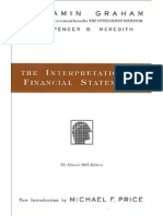 The Interpretation of Financial Statements