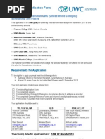Download Application Form 2013 - UWC Australia by UWC Australia SN124905659 doc pdf