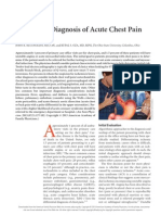 Outpatient Diagnosis of Acute Chest Pain in Adults
