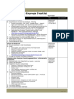 Department New Emp L Checklist