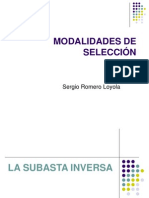 MODALIDADES DE SELECCIÓN y RECURSO DE APELACION - VII SESION SABADOS