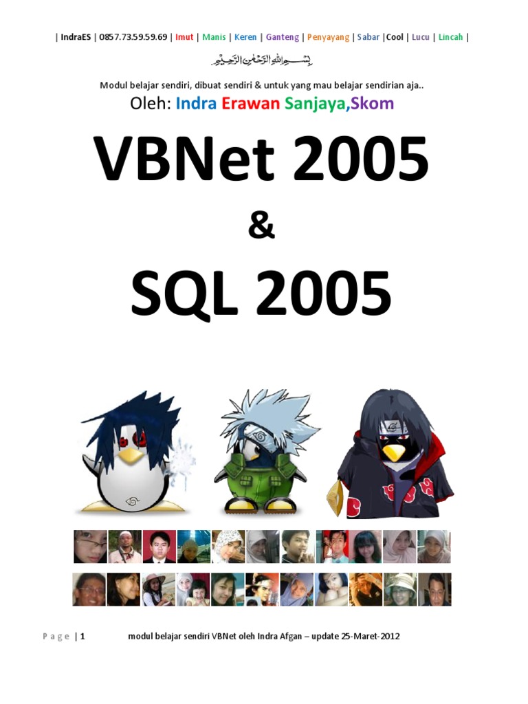 Belajar VBNet dan SQL Mandiri | PDF