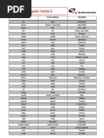 List of Irregular Verbs - Mnemonic Rhyming Groups | PDF | Grammar | Syntax