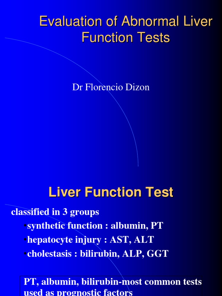 AbnormalL Liver Function Test 2012 | PDF | Hepatitis | Hepatitis B