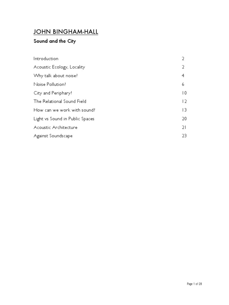 Sounds Of The City Whispers Of The Wild Exploring Sound Geography - 7ten408