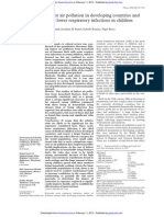 Indoor Air Polution in Developing Countries and Acute Lower Respiratory Infection in Children